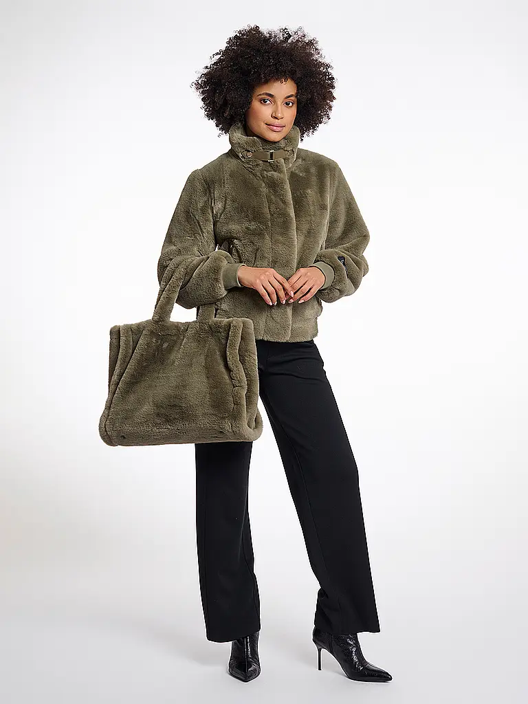 RINO&PELLE | Tasche - Shopper in Felloptik DAAN | olive
