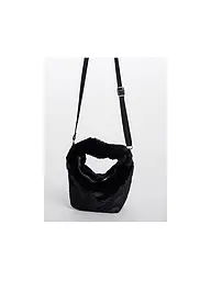 RINO&PELLE | Tasche - Umhängetasche in Felloptik CHERYL Small | schwarz