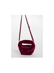 RINO&PELLE | Tasche - Umhängetasche in Felloptik CHERYL Small | dunkelrot