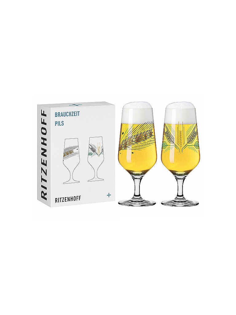Bierglas 2er Set Brauchzeit Andreas Preis 2022 bunt baby