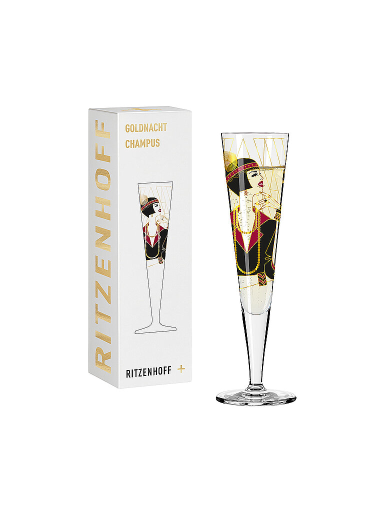 RITZENHOFF Champagnerglas Goldnacht 2022 #27 Samy Halim gold