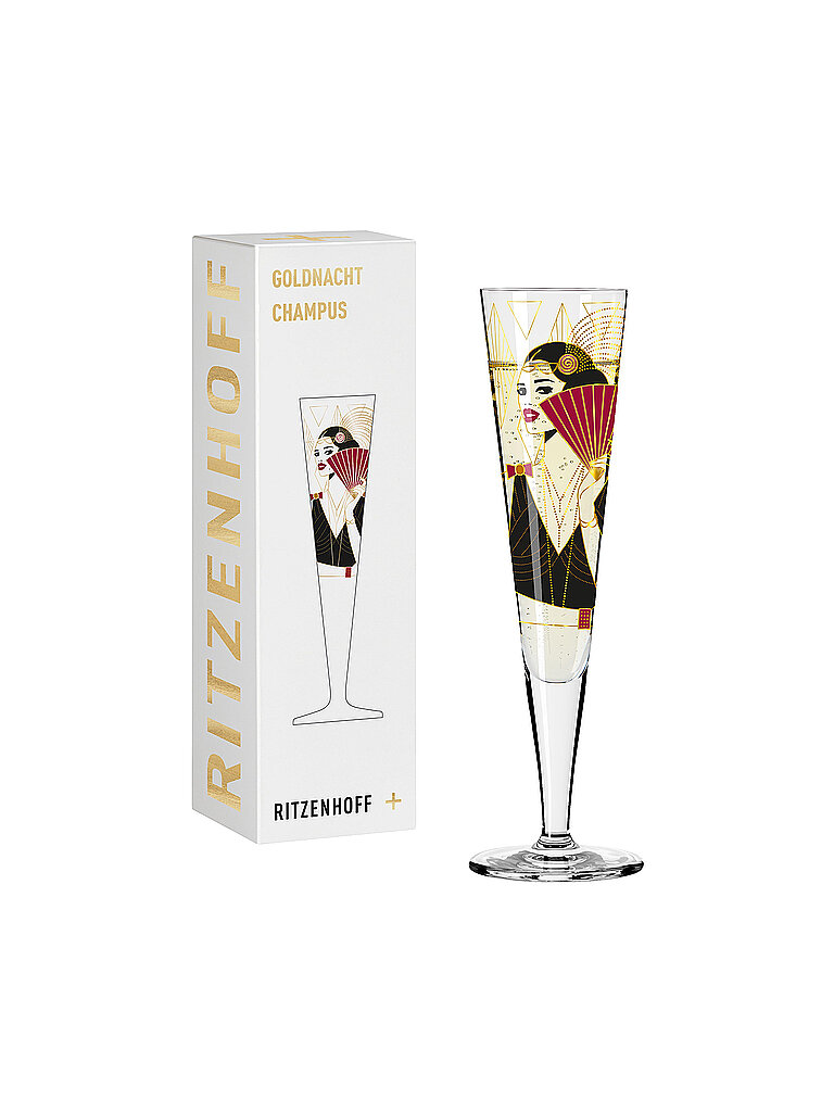 RITZENHOFF Champagnerglas Goldnacht 2022 #28 Samy Halim gold