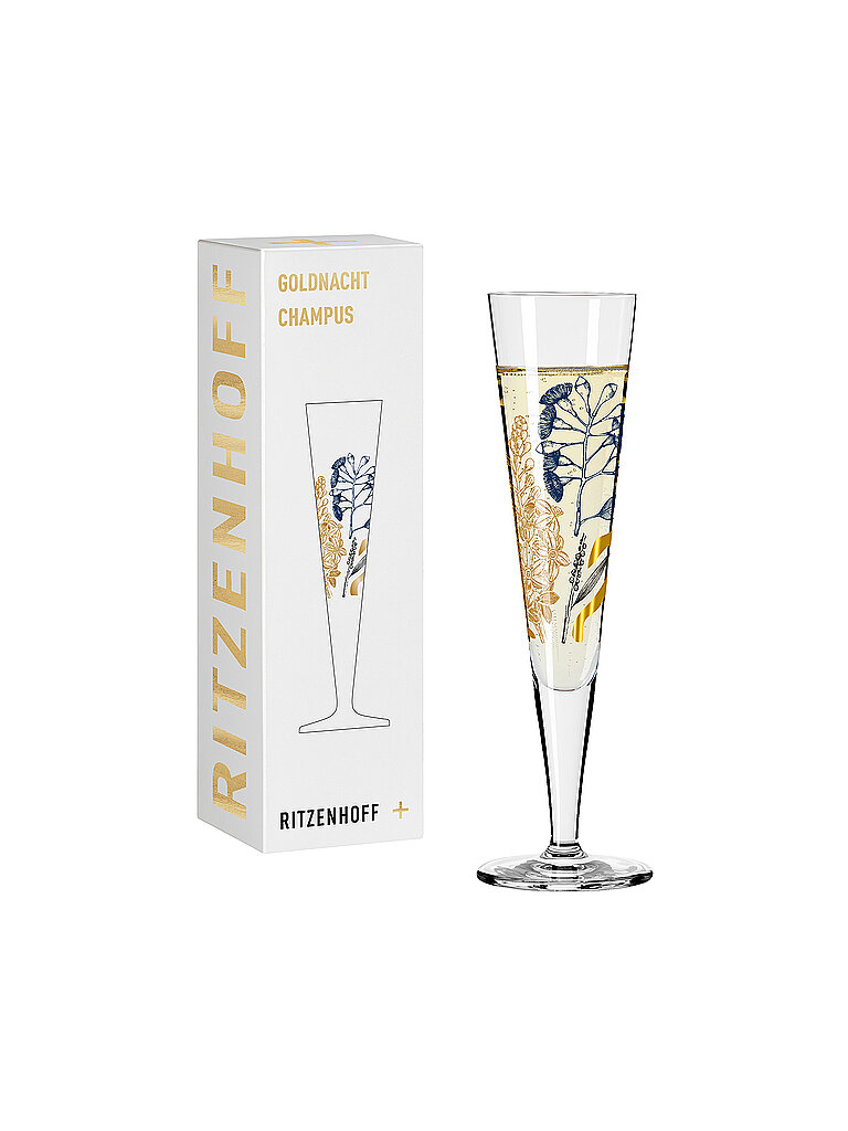 RITZENHOFF Champagnerglas Goldnacht Champus #34 Concetta Lorenzo 2023 gold