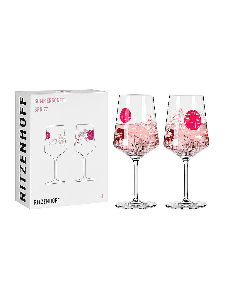 Aperitifglas 2er Set SOMMERSONETT SPRITZ #13 und #14 Melina Sparschu rosa baby