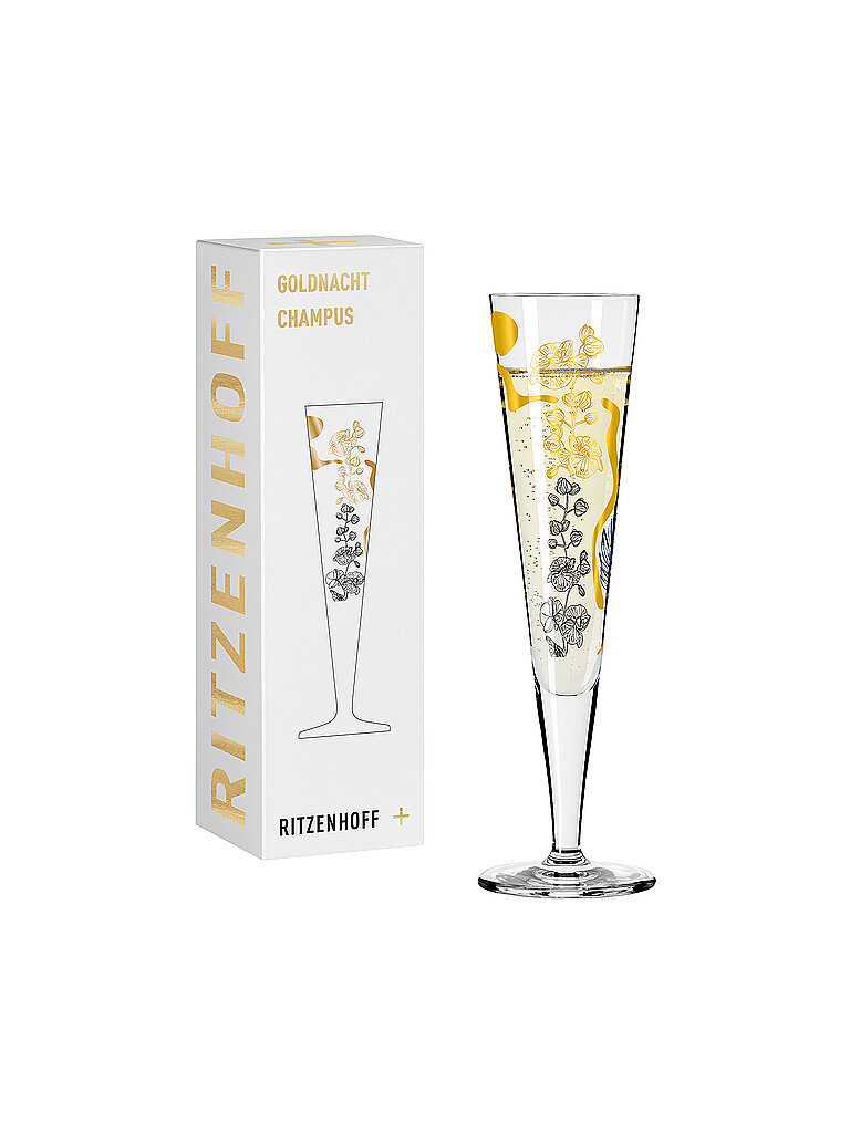 RITZENHOFF Champagnerglas Goldnacht Champus #38 Concetta Lorenzo 2023 gold