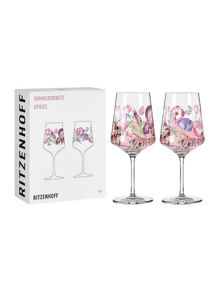 Sommersonett Aperitifglas 2er Set #15 #16 Tage 2024 rosa baby