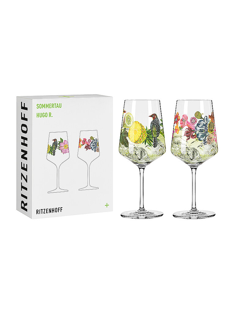 Sommertau Aperitifglas 2er Set #5 #6 Olaf Hajek 2024 bunt baby