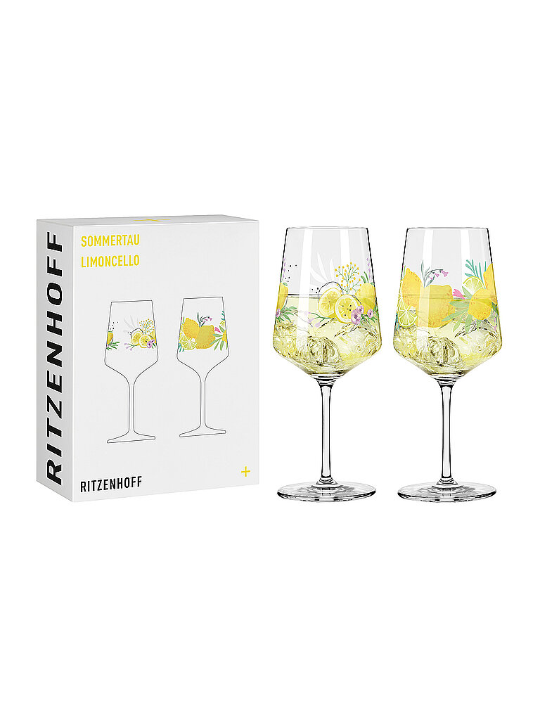 RITZENHOFF Sommertau Aperitifglas 2er Set #19 #20 Kordes ,Vasco 2024 gelb