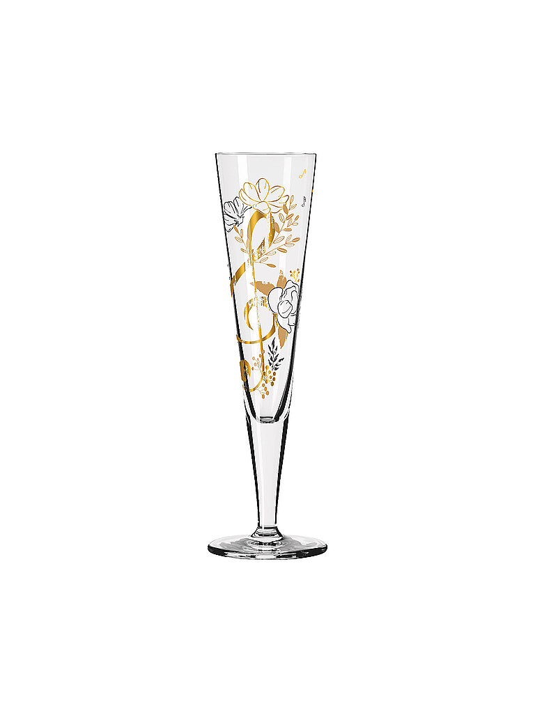 RITZENHOFF Champagnerglas Goldnacht # 45/12 Melina Sparschu gold