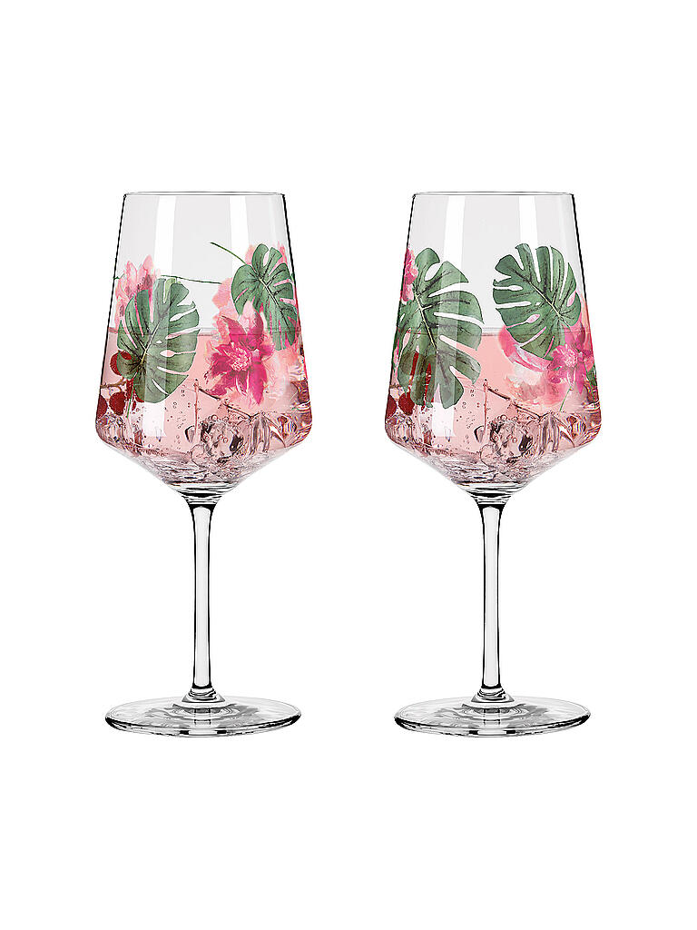 RITZENHOFF | Aperitifglas 2er Set Sommersonett  Ramona Rosenkranz 2022 | rosa