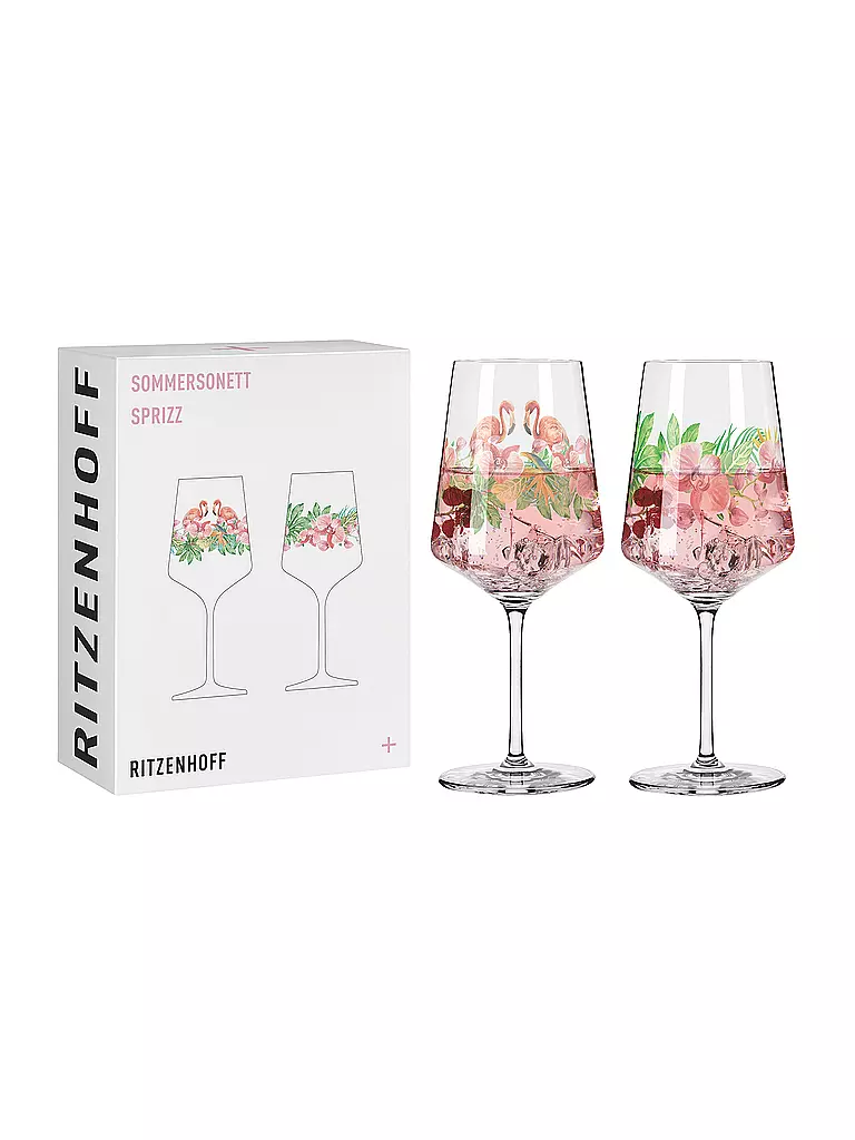 RITZENHOFF | Aperitifglas 2er Set Sommersonett Doro von Artur Hakobyan 2022  | rosa