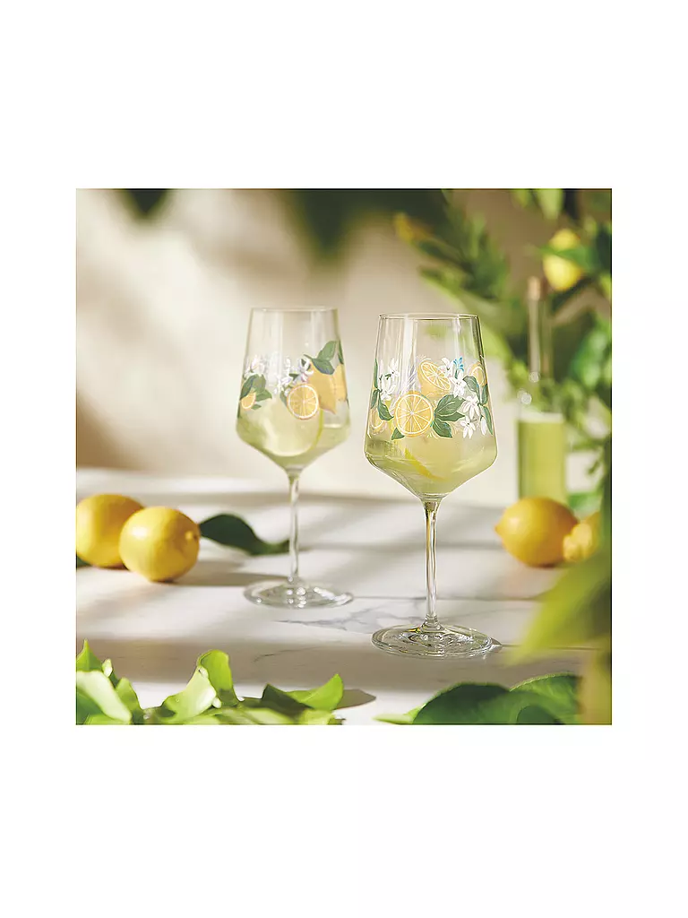 RITZENHOFF | Aperitifglas 2er Set SOMMERTAU LIMONCELLO F25 Gelb | gelb