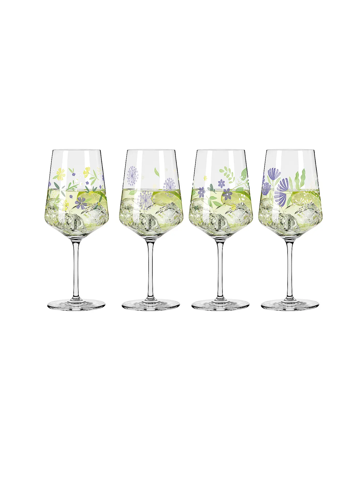 RITZENHOFF | Aperitifglas 4er Set SOMMERTAU HUGO F25 Gruen | hellgrün