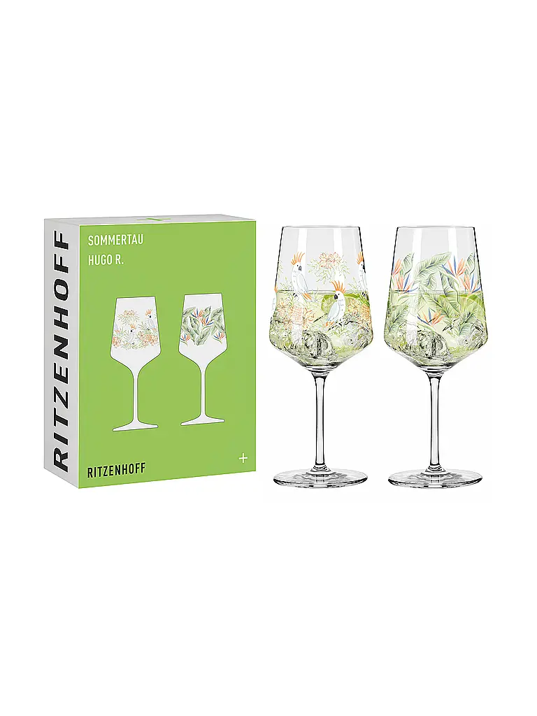 RITZENHOFF | Aperitifglas Set 2tlg. SOMMERTAU HUGO Gruen | 
