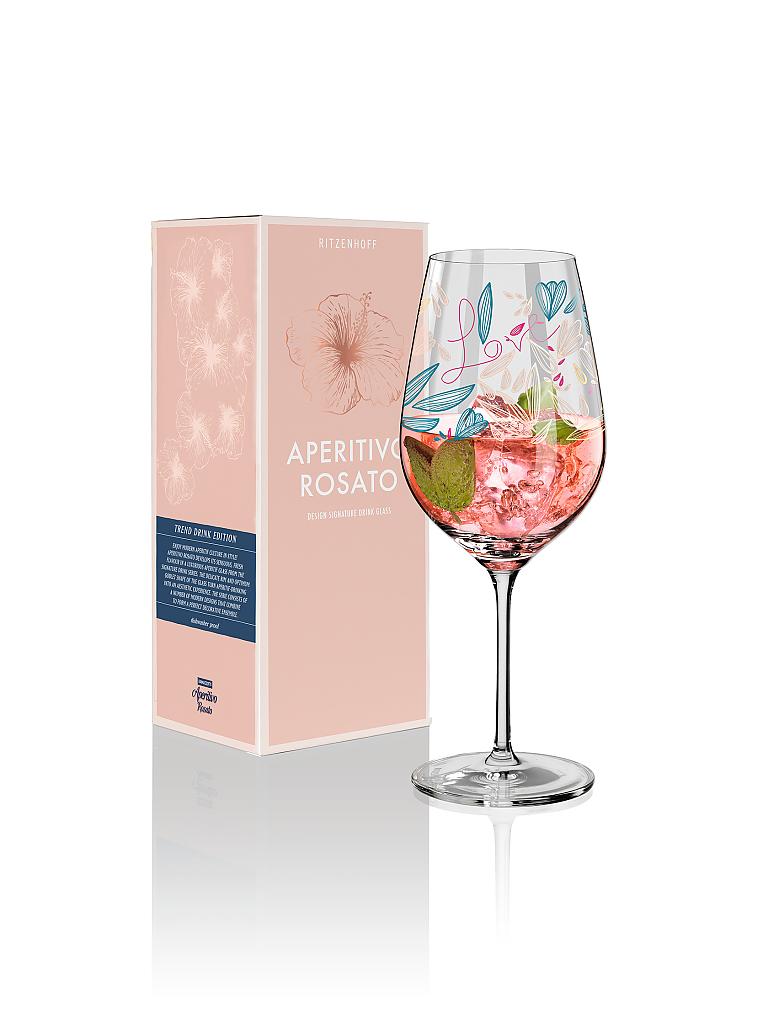 RITZENHOFF | Aperitivo Rosato Aperitifglas von Véronique Jacquart | bunt