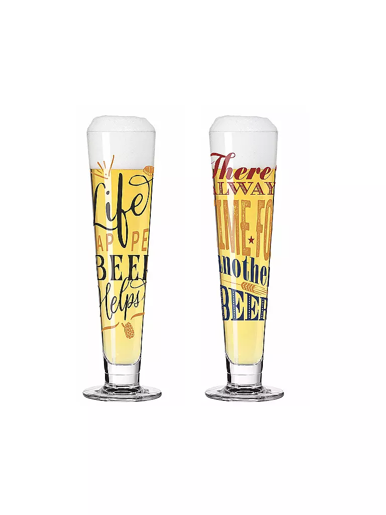 RITZENHOFF | Bierglas 2er Set HELDENFEST F25 Bunt | bunt