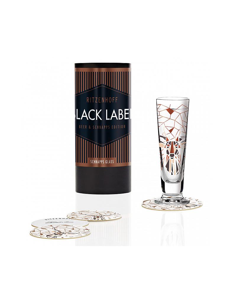 RITZENHOFF | Black Label Design Schnapsglas mit Schnapsdeckeln - Kurz Kurz Design | bunt