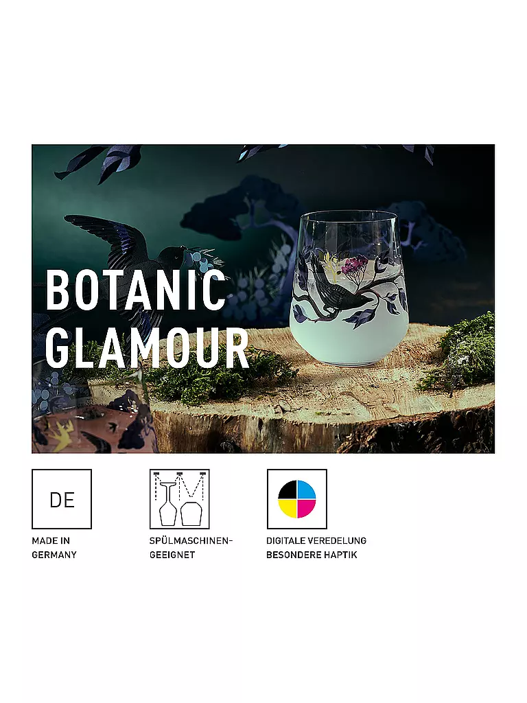 RITZENHOFF | Botanic Glamour Gin Tumbler Set 2er #2 Joyanne Horscroft | bunt