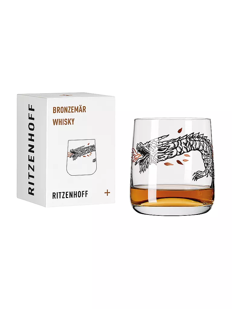 RITZENHOFF | Bronzemär Whiskyglas Olaf Hajek 2020 | schwarz