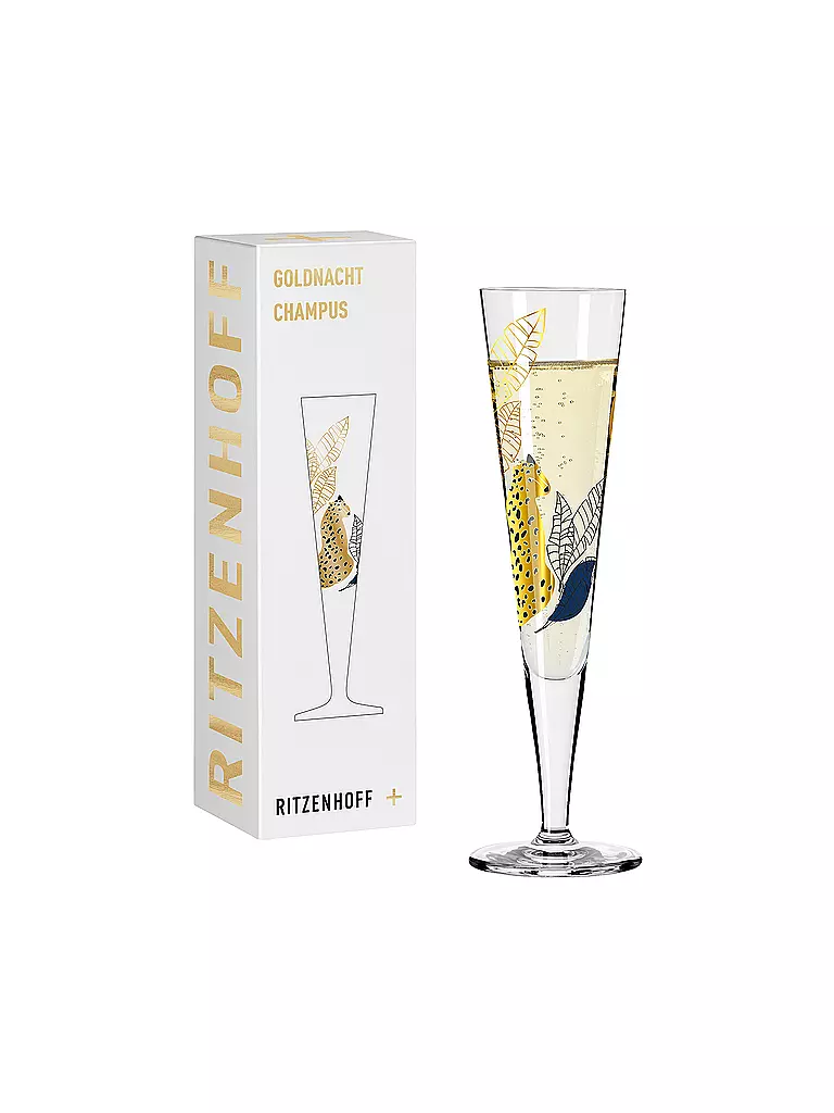 RITZENHOFF | Champagnerglas Goldnacht Champus #33 Concetta Lorenzo 2023 | gold