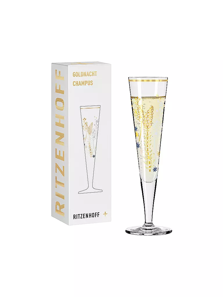 RITZENHOFF | Champagnerglas Goldnacht Champus #37 Concetta Lorenzo 2023 | gold