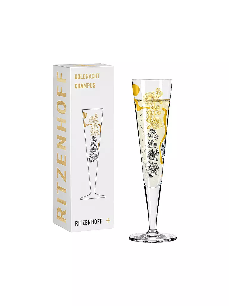 RITZENHOFF | Champagnerglas Goldnacht Champus #38 Concetta Lorenzo 2023 | gold