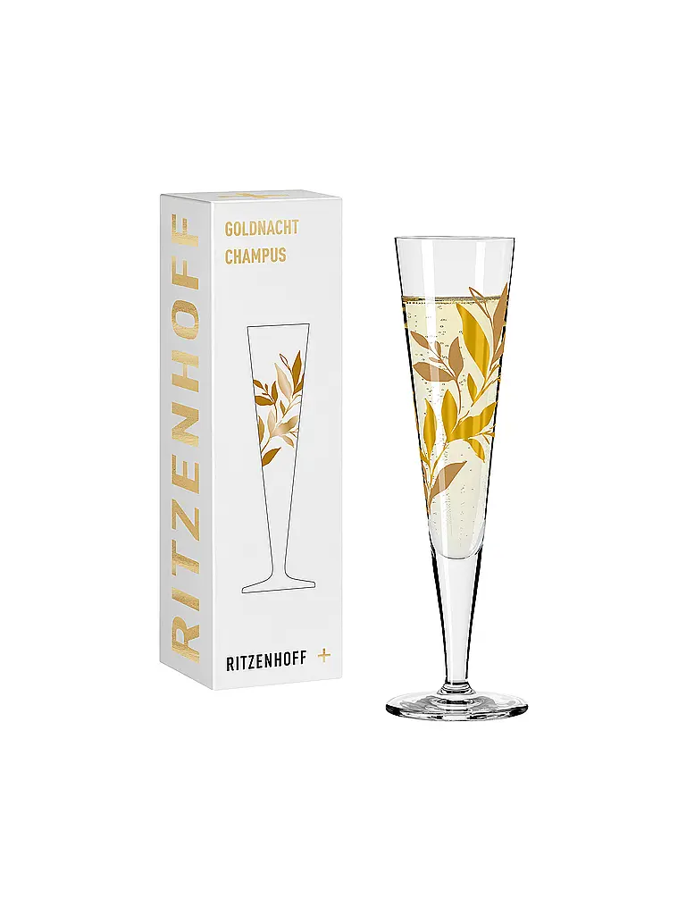 RITZENHOFF | Champagnerglas Goldnacht Champus #47 / 12 Symonovych | gold