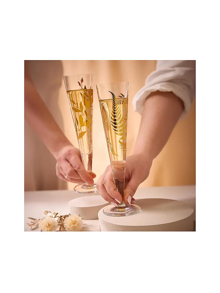 RITZENHOFF | Champagnerglas Goldnacht Champus #47 / 12 Symonovych | gold