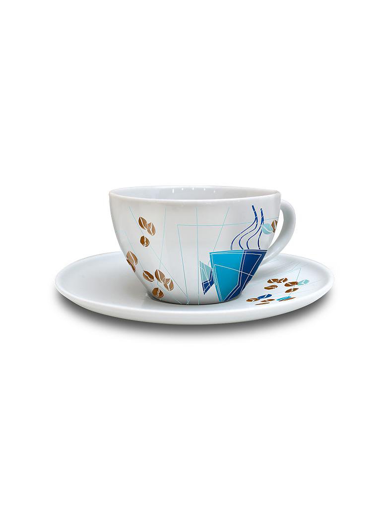 RITZENHOFF | Coffee Love Design Cappuccinotasse mit Untertasse - Angela Schiewer | bunt