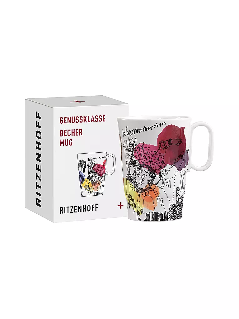 RITZENHOFF | Genussklasse Kaffeetasse 2022 #4 Lenka Kühnertova | bunt