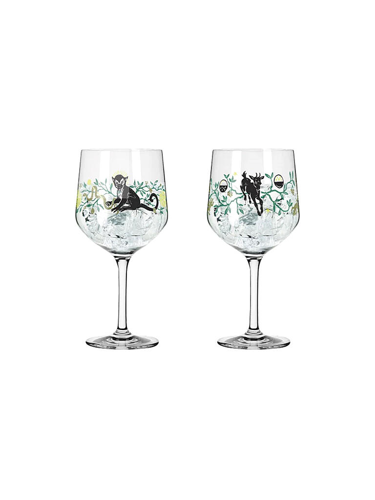 RITZENHOFF | Gin Tonic Glas 2er Set Fabelkraft | bunt