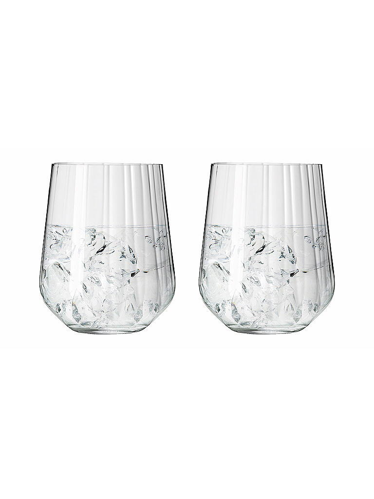 RITZENHOFF | Gin Tonic Glas Tumbler 2er Set Sternschliff  | bunt