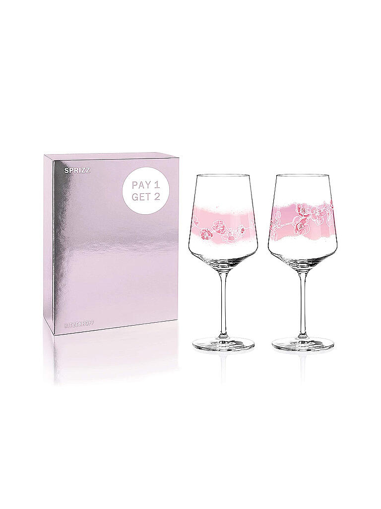 RITZENHOFF | Glas 2er Set Sprizz Aperitif Romi Bohnenberg 2020 | transparent