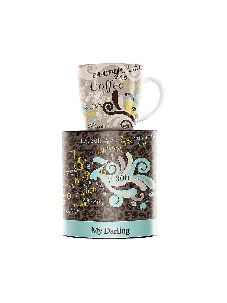 RITZENHOFF | My Darling Design Kaffeebecher - Claudia Schultes (CoffeeTime) | bunt