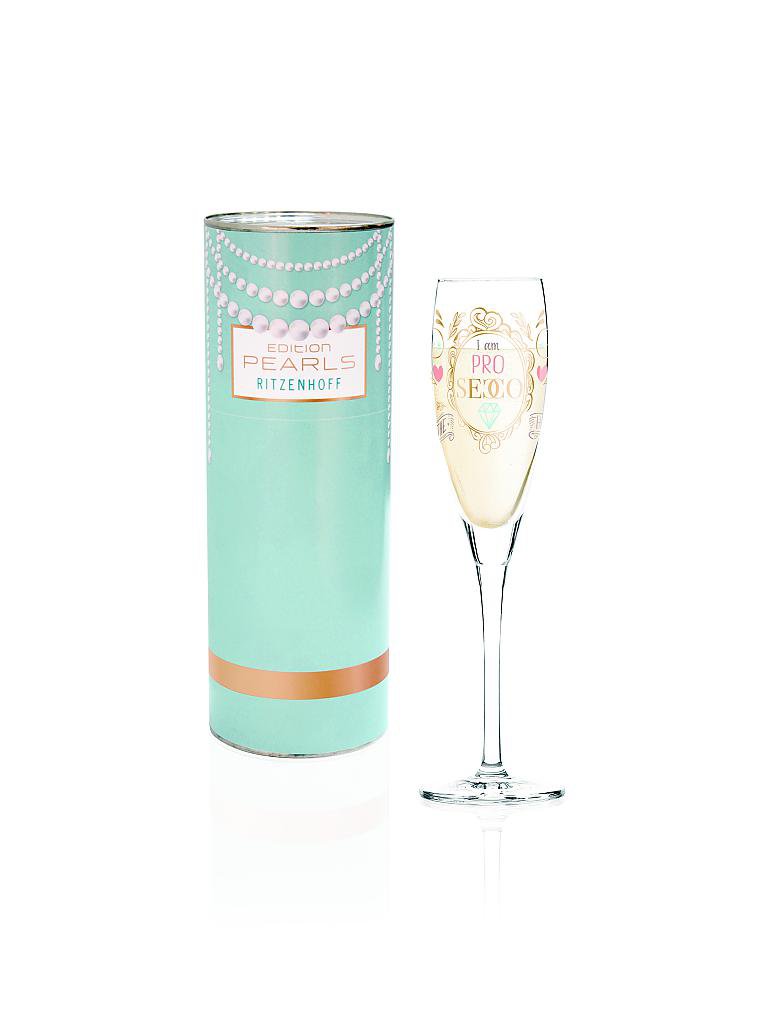 RITZENHOFF | Pearls Edition Proseccoglas (Alice Wilson - Frühjahr 2019) | bunt