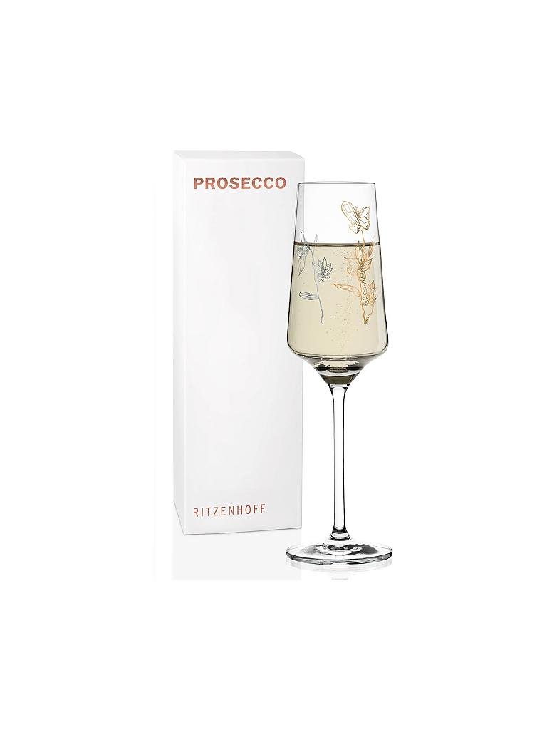RITZENHOFF | Prosecco Proseccoglas von Marvin Benzoni (Orchids) | gold