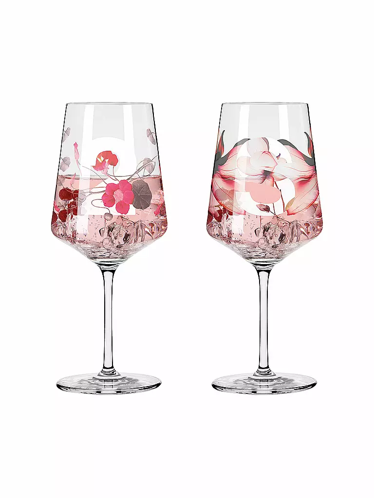 RITZENHOFF | Sommersonett Aperitifglas 2er Set Xavier Esclusa Trias 2021 | rosa