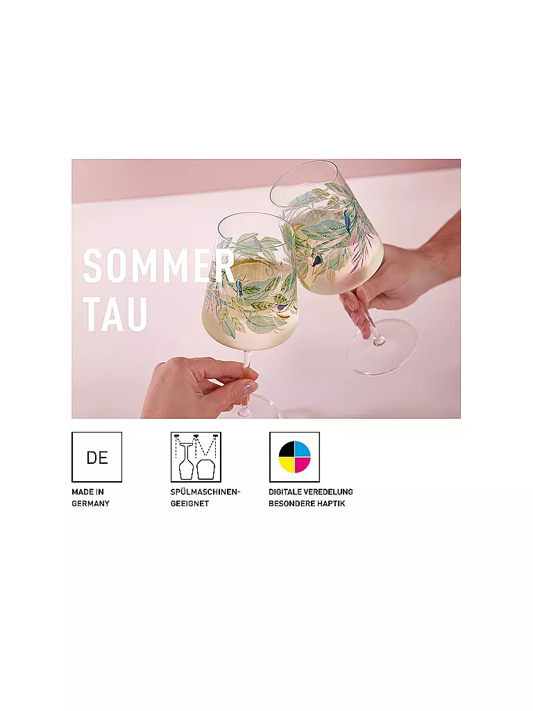 RITZENHOFF | Sommertau Aperitifglas #18  Anna D' Andrea 2024 | bunt