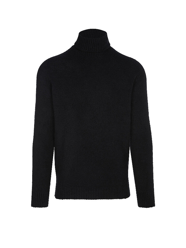 ROBERTO COLLINA Rollkragenpullover  schwarz | 46