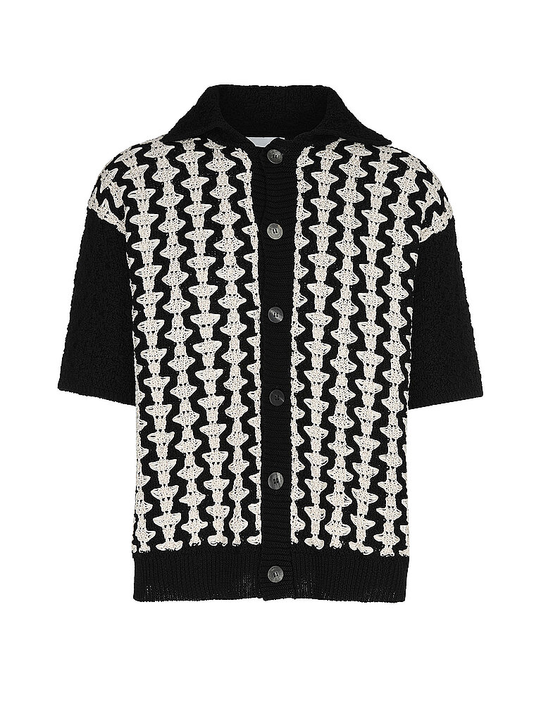 ROBERTO COLLINA Poloshirt  schwarz | 52