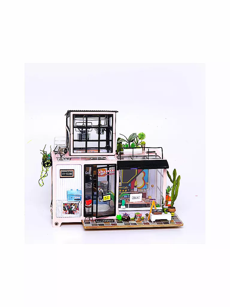 ROBOTIME | 3D Konstruktion - Kevin's Studio DG13 DIY Miniature Dollhouse Music Studio | keine Farbe