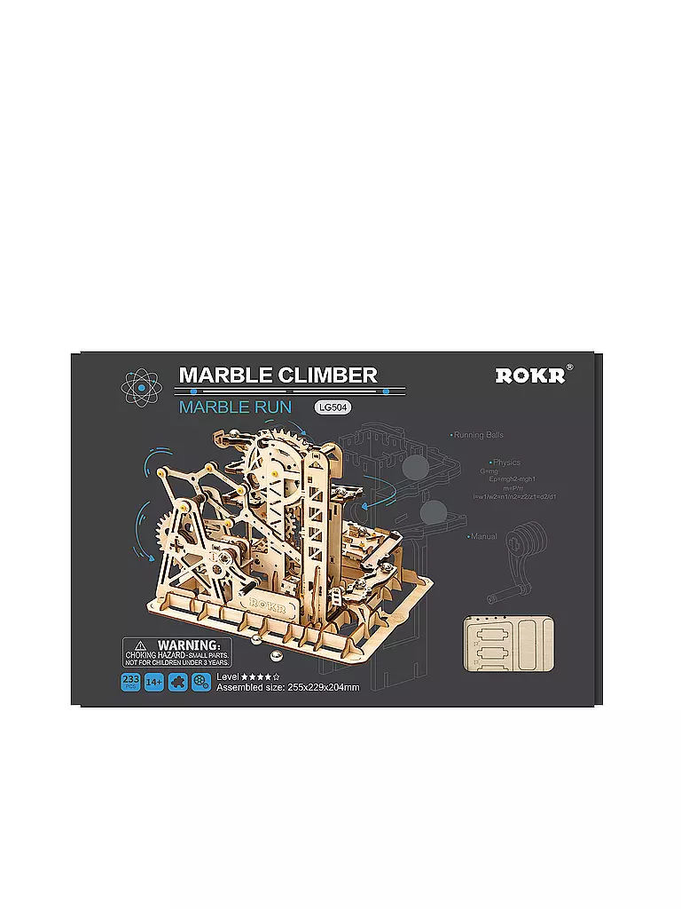 ROBOTIME | 3D Konstruktion - Marble Climber LG504 Fortress Marble Run Set | keine Farbe