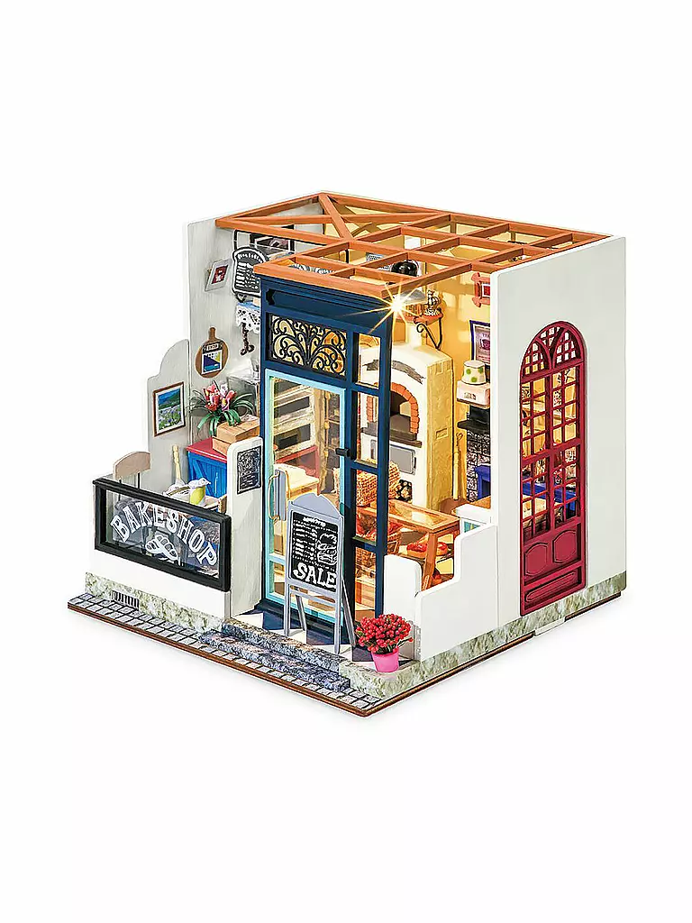 ROBOTIME | 3D Konstruktion - Nancy’s Bake Shop DG143 Bakery Store Miniature | keine Farbe