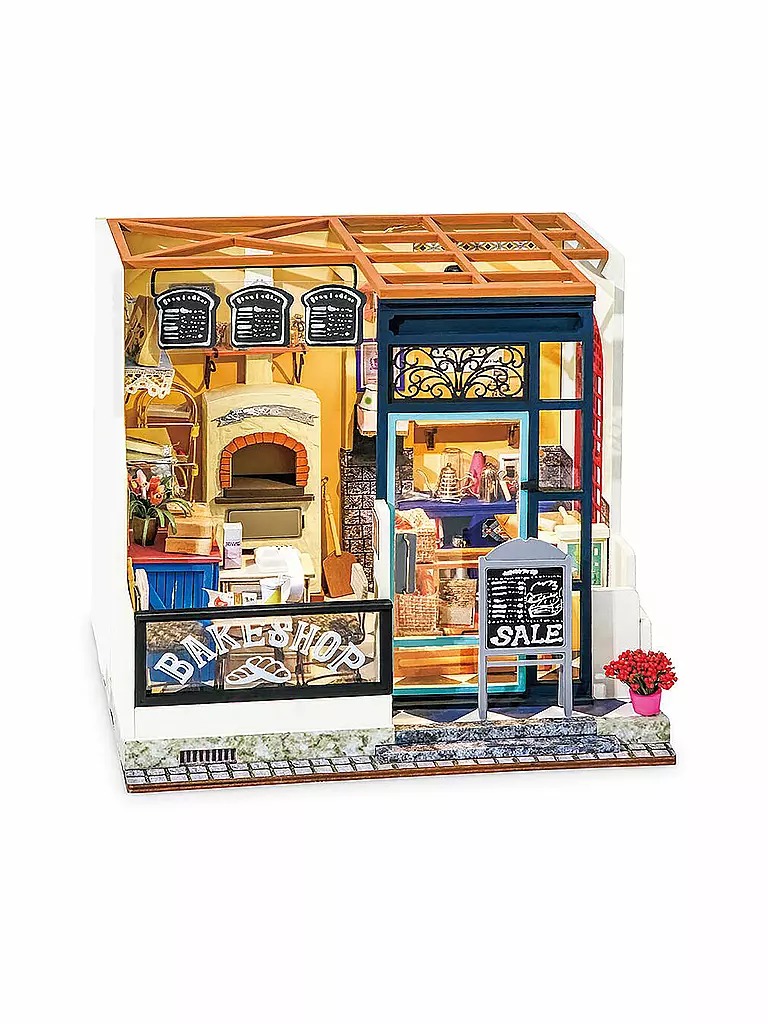 ROBOTIME | 3D Konstruktion - Nancy’s Bake Shop DG143 Bakery Store Miniature | keine Farbe