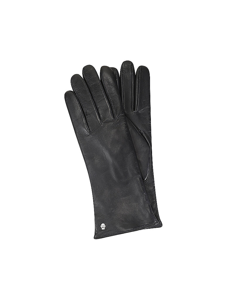 Lederhandschuhe dunkelblau 8 damen