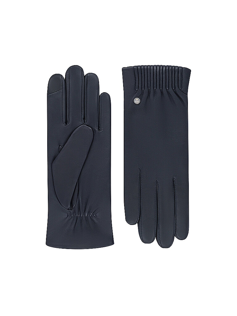 ROECKL Lederhandschuhe dunkelblau | 6,5