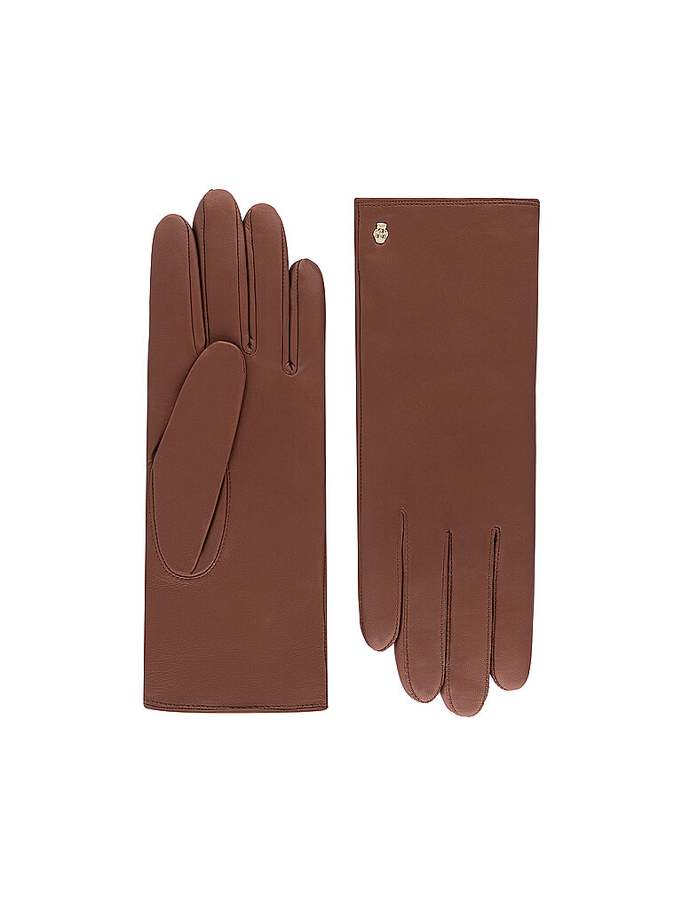 Lederhandschuhe camel 8 damen