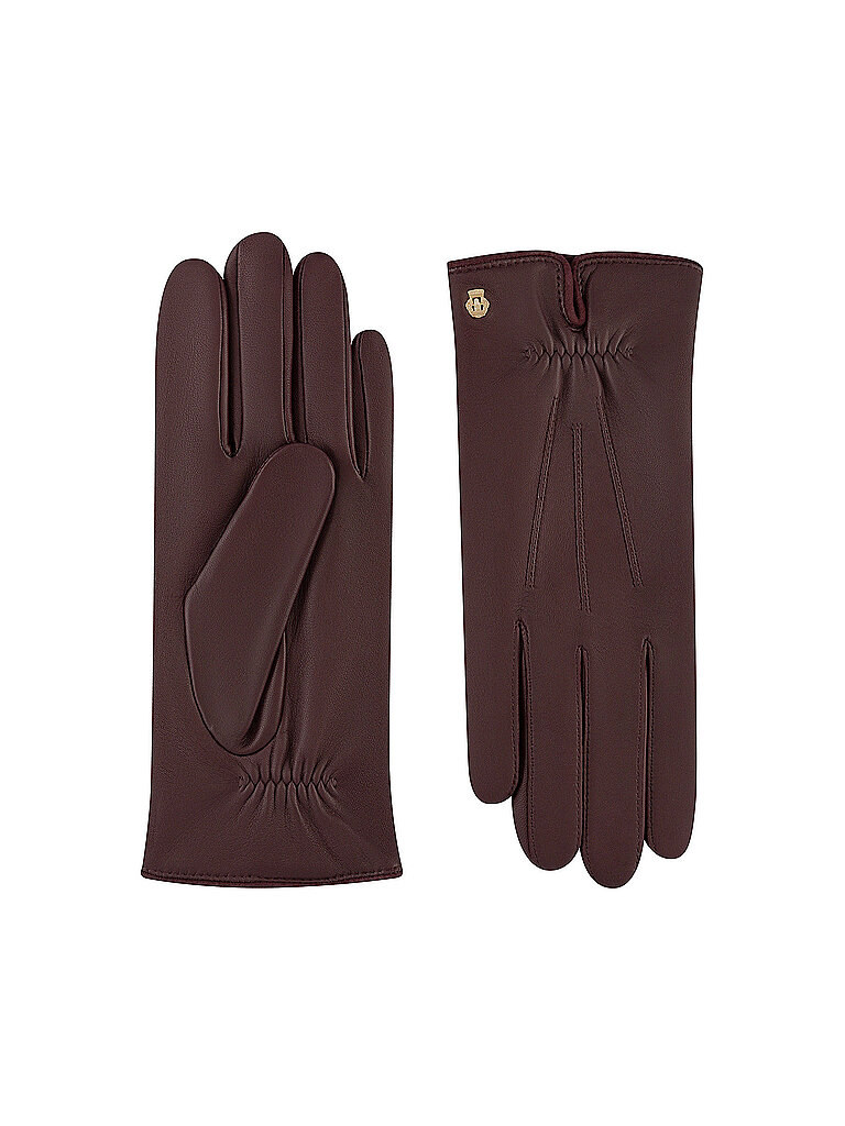 ROECKL Lederhandschuhe dunkelrot | 7