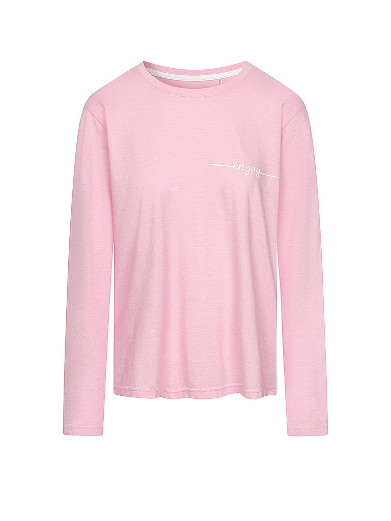 ROESCH Pyjama Langarmshirt rosa | 36
