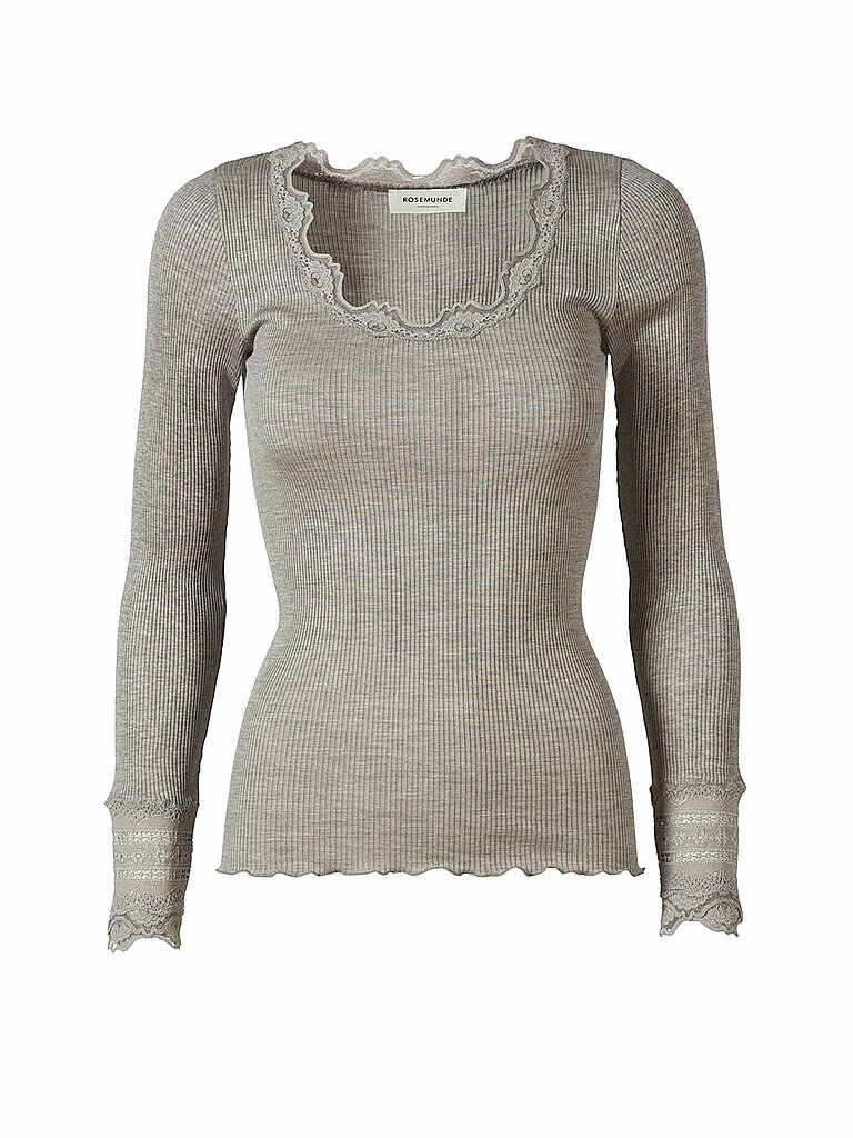 Langarmshirt grau XS damen